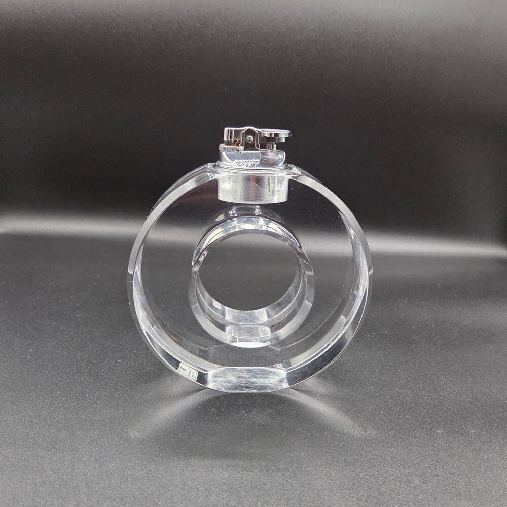 VINTAGE PETER ALAN DESIGNS Lucite Table Lighter Rare